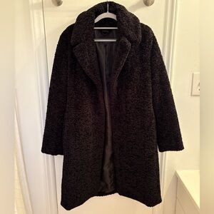 Banana Republic Black Teddy Coat